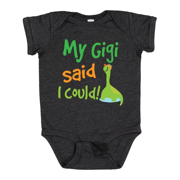 Inktastic My Gigi Said I Could Grandson Dinosaur Boys Baby Bodysuit
