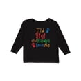 thumbnail image 1 of Inktastic My Gigi and Grandpa Love Me Boys or Girls Long Sleeve Toddler T-Shirt, 1 of 5