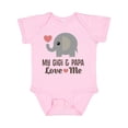 thumbnail image 1 of Inktastic My Gigi and Papa Love Me Boys or Girls Baby Bodysuit, 1 of 5