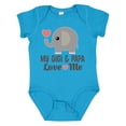 thumbnail image 1 of Inktastic My Gigi and Papa Love Me Boys or Girls Baby Bodysuit, 1 of 5