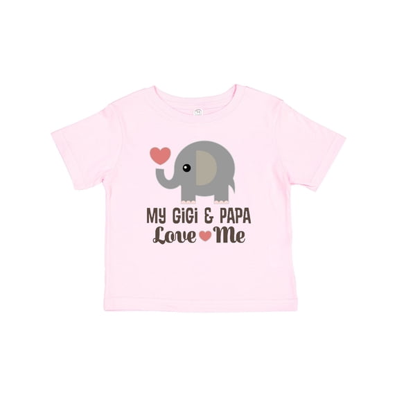 Inktastic My Gigi and Papa Love Me Boys or Girls Baby T-Shirt
