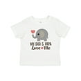 thumbnail image 1 of Inktastic My Gigi and Papa Love Me Boys or Girls Baby T-Shirt, 1 of 5