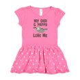 thumbnail image 1 of Inktastic My Gigi and Pappy Love Me Gift Baby Girl Dress, 1 of 4