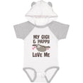 thumbnail image 1 of Inktastic My Gigi and Pappy Love Me Girls Baby Bodysuit, 1 of 5