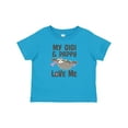 thumbnail image 1 of Inktastic My Gigi and Pappy Love Me Girls Baby T-Shirt, 1 of 5