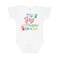 thumbnail image 1 of Inktastic My Gigi and Pawpaw Love Me Boys or Girls Baby Bodysuit, 1 of 5