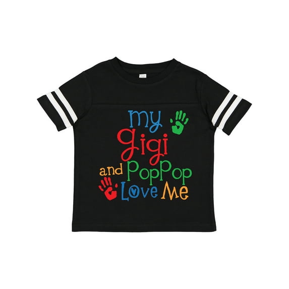 Inktastic My Gigi and Poppop Love Me Boys or Girls Toddler T-Shirt