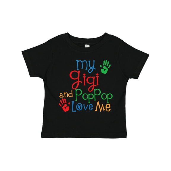 Inktastic My Gigi and Poppop Love Me Boys or Girls Toddler T-Shirt