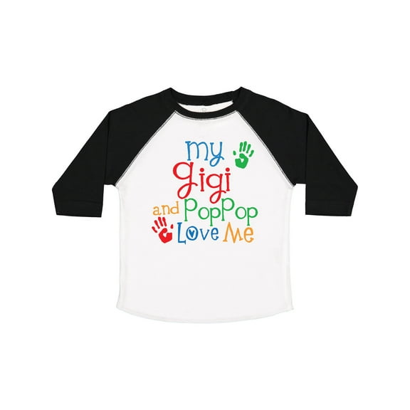 Inktastic My Gigi and Poppop Love Me Boys or Girls Toddler T-Shirt