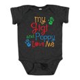 thumbnail image 1 of Inktastic My Gigi and Poppy Love Me Boys or Girls Baby Bodysuit, 1 of 5