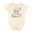 thumbnail image 1 of Inktastic My Gigi and Poppy Love Me Boys or Girls Baby Bodysuit, 1 of 5