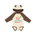thumbnail image 1 of Inktastic My Gigi and Poppy Love Me Boys or Girls Long Sleeve Baby Bodysuit, 1 of 5