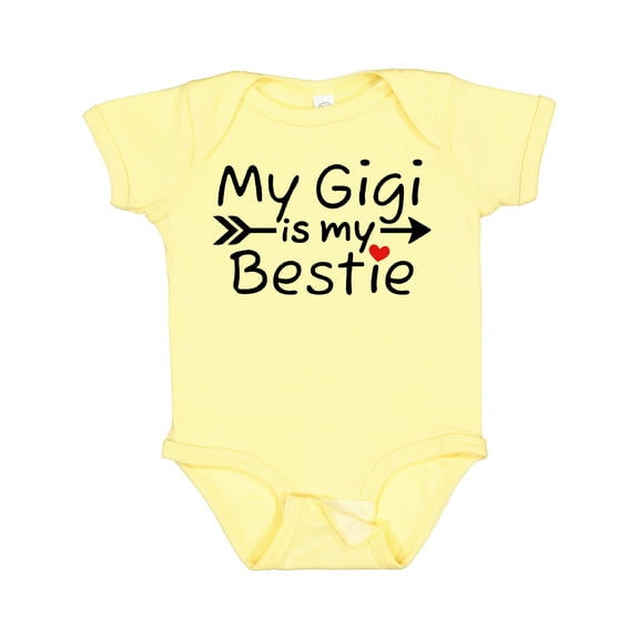 Inktastic My Gigi is My Bestie Boys or Girls Baby Bodysuit