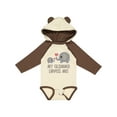 thumbnail image 1 of Inktastic My Glamma Loves Me Grandchild Boys or Girls Long Sleeve Baby Bodysuit, 1 of 5