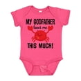 thumbnail image 1 of Inktastic My Godfather Loves Me Godchild Boys or Girls Baby Bodysuit, 1 of 5