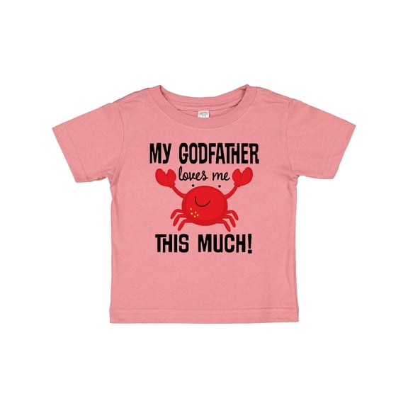 Inktastic My Godfather Loves Me Godchild Boys or Girls Baby T-Shirt