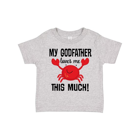 Inktastic My Godfather Loves Me Godchild Boys or Girls Toddler T-Shirt