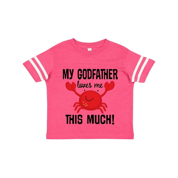 Inktastic My Godfather Loves Me Godchild Boys or Girls Toddler T-Shirt