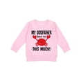 thumbnail image 1 of Inktastic My Godfather Loves Me Godchild Toddler Sweatshirt, 1 of 4