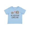 thumbnail image 1 of Inktastic My Godfather Loves Me Godson Boys or Girls Baby T-Shirt, 1 of 5