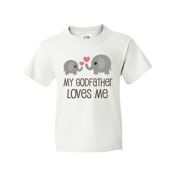 Inktastic My Godfather Loves Me Godson Gift Youth T-Shirt