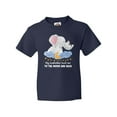 thumbnail image 1 of Inktastic My Godfather Loves me to the Moon and Back Elephant Family Youth T-Shirt, 1 of 5