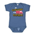 thumbnail image 1 of Inktastic My Godfather is a Firefighter with Fire Truck Boys or Girls Baby Bodysuit, 1 of 5