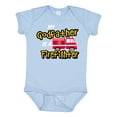 thumbnail image 1 of Inktastic My Godfather is a Firefighter with Fire Truck Boys or Girls Baby Bodysuit, 1 of 5