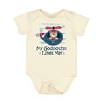 thumbnail image 1 of Inktastic My Godmother Loves Me Boys Boys Baby Bodysuit, 1 of 5