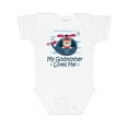 thumbnail image 1 of Inktastic My Godmother Loves Me Boys Boys Baby Bodysuit, 1 of 5