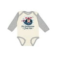 thumbnail image 1 of Inktastic My Godmother Loves Me Boys Boys Long Sleeve Baby Bodysuit, 1 of 5
