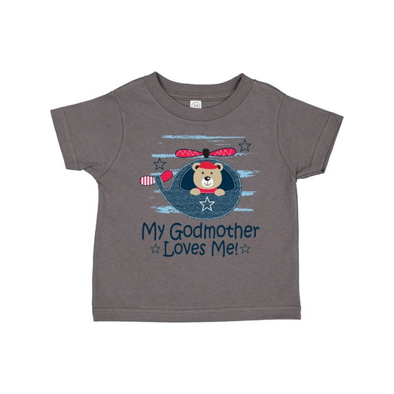 Inktastic My Godmother Loves Me Boys Boys Toddler T-Shirt