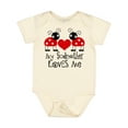 thumbnail image 1 of Inktastic My Godmother Loves Me Boys or Girls Baby Bodysuit, 1 of 5