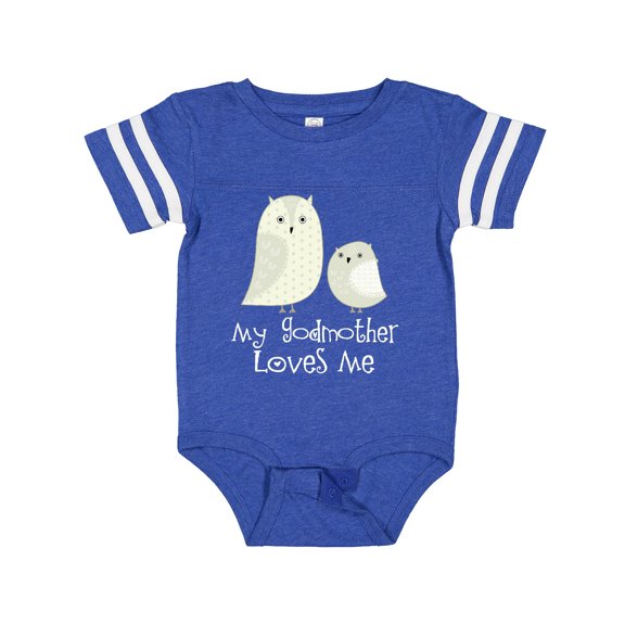 Inktastic My Godmother Loves Me Boys or Girls Baby Bodysuit