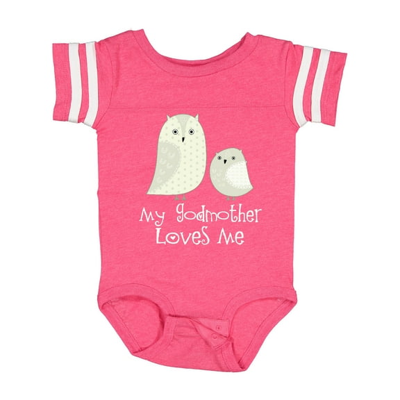 Inktastic My Godmother Loves Me Boys or Girls Baby Bodysuit