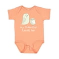thumbnail image 1 of Inktastic My Godmother Loves Me Boys or Girls Baby Bodysuit, 1 of 5