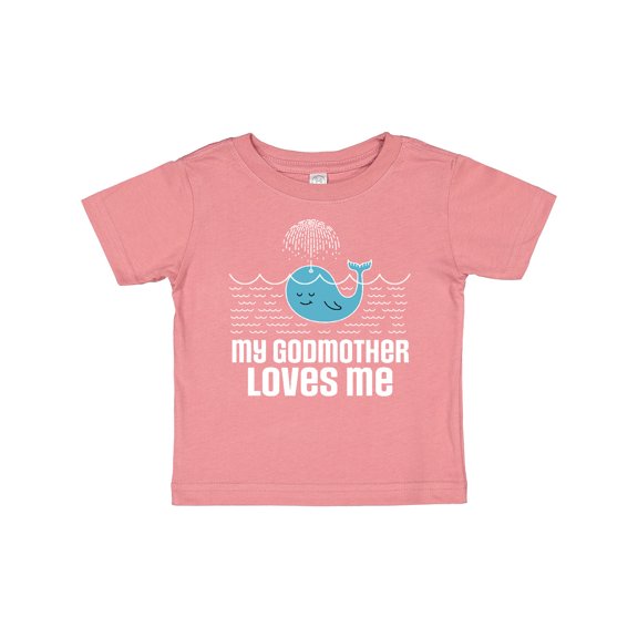 Inktastic My Godmother Loves Me Boys or Girls Baby T-Shirt