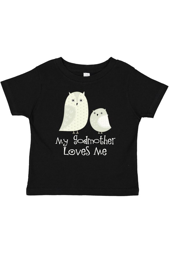 My Godmother Loves Me Boys or Girls Baby T-Shirt