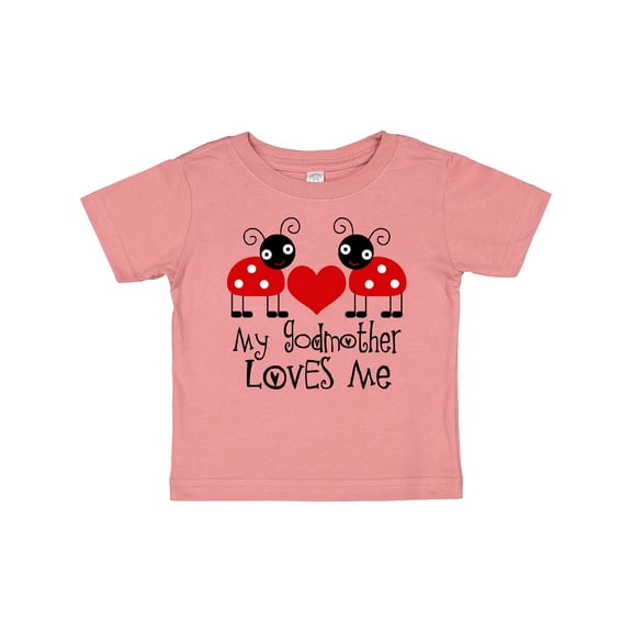 Inktastic My Godmother Loves Me Boys or Girls Baby T-Shirt