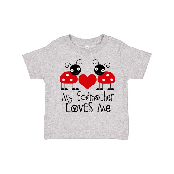 Inktastic My Godmother Loves Me Boys or Girls Toddler T-Shirt