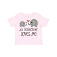 thumbnail image 1 of Inktastic My Godmother Loves Me Boys or Girls Toddler T-Shirt, 1 of 5