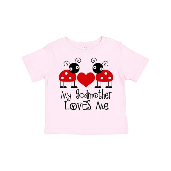 Inktastic My Godmother Loves Me Boys or Girls Toddler T-Shirt