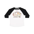 thumbnail image 1 of Inktastic My Godmother Loves Me Boys or Girls Toddler T-Shirt, 1 of 5