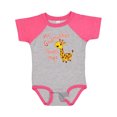 thumbnail image 1 of Inktastic My Godmother Loves Me- Cute Giraffe Boys or Girls Baby Bodysuit, 1 of 5