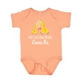 thumbnail image 1 of Inktastic My Godmother Loves Me Giraffe Boys or Girls Baby Bodysuit, 1 of 5