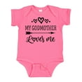 thumbnail image 1 of Inktastic My Godmother Loves Me Girls Girls Baby Bodysuit, 1 of 5