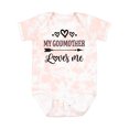 thumbnail image 1 of Inktastic My Godmother Loves Me Girls Girls Baby Bodysuit, 1 of 5