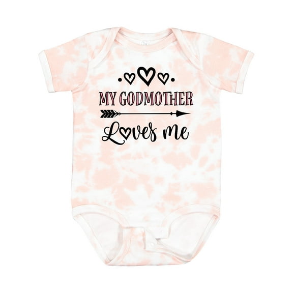Inktastic My Godmother Loves Me Girls Girls Baby Bodysuit