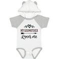 thumbnail image 1 of Inktastic My Godmother Loves Me Girls Girls Baby Bodysuit, 1 of 5