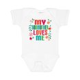 thumbnail image 1 of Inktastic My Godmother Loves Me Girls Girls Baby Bodysuit, 1 of 5